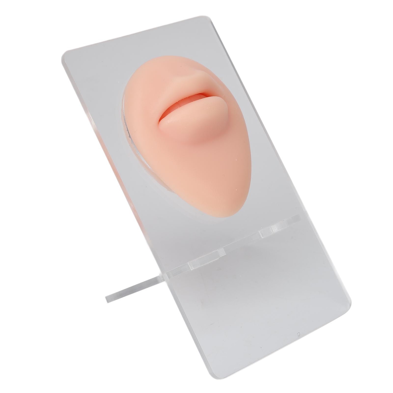 Silicone Lips Model 3D High Simulation Lifelike Elastic Lip Piercing Tattoo