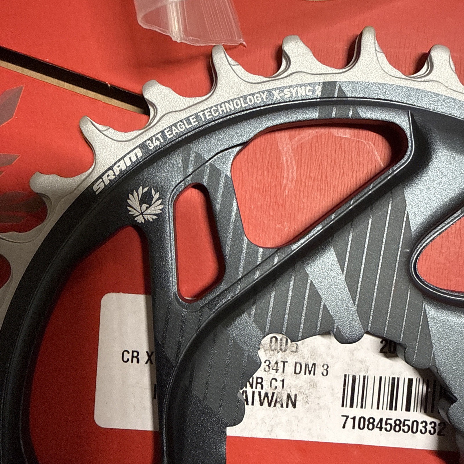 Sram Eagle 12 Speed Chainring 3mm Offset 34t 3 Bolt Spider (9479-60)