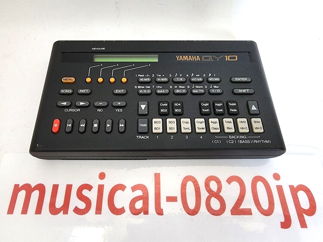YAMAHA QY10 Mobile Sequencer Rhythm Machine Sampler