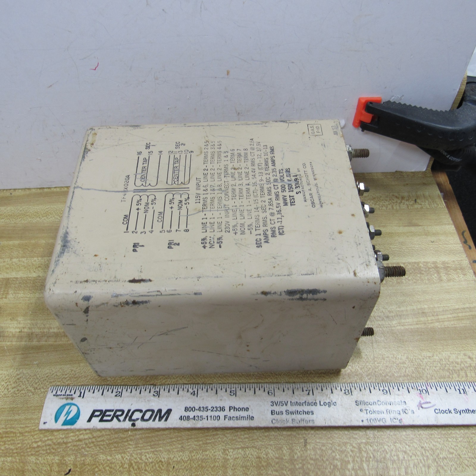 TRANSFORMER Power  54.4VCT @ 2.5A  37.5VCT @ 7.85A 115/230V Primary