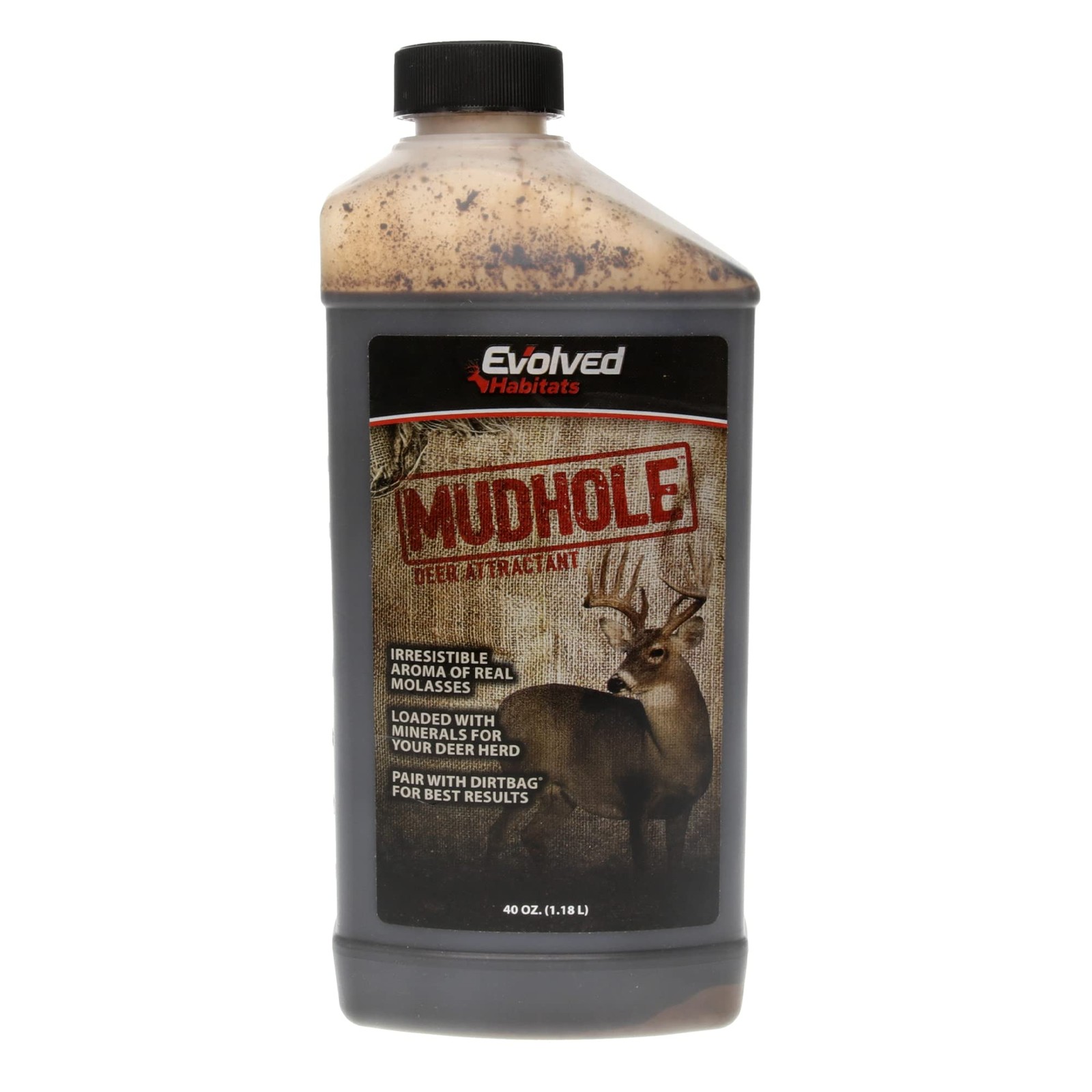 Evolved Habitats Mudhole Molasses Enriched Liquid Deer One Size, Brown