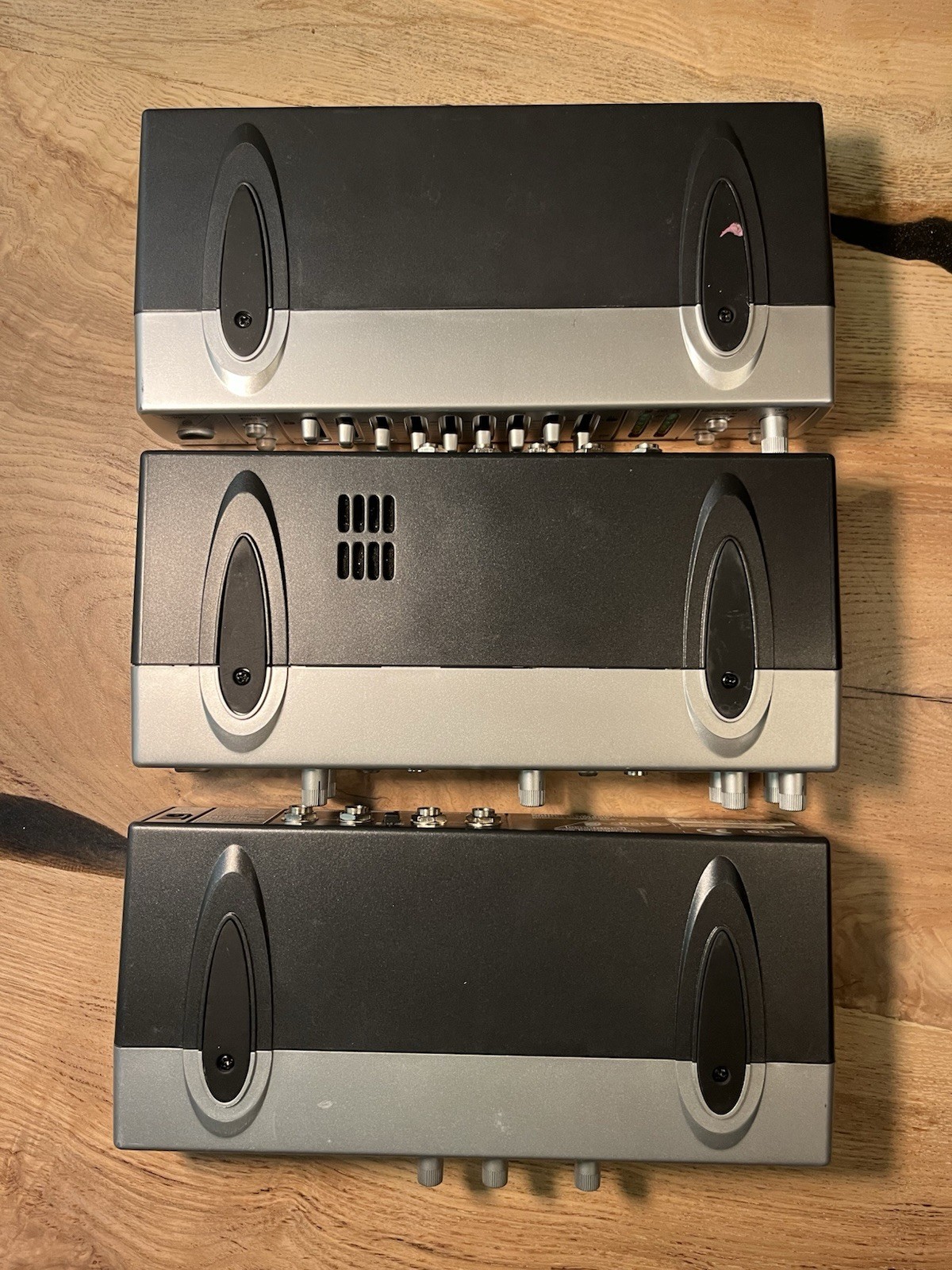 Behringer Mini FBQ800 / Mini AMP800 / Mini COM800 Lot Of 3