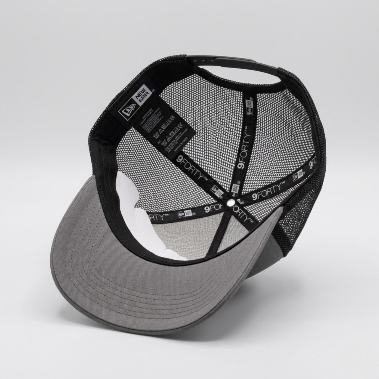 USPS Eagle Logo Embroidered Trucker Hat Snapback Mesh Cap Gray Black
