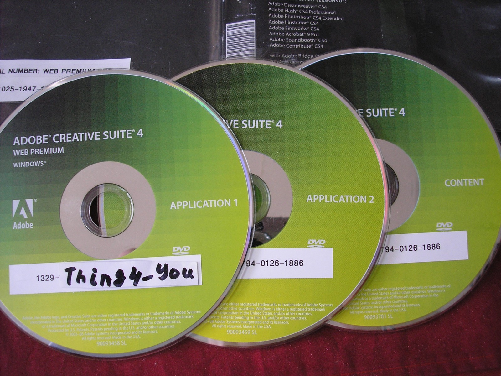 Adobe Creative Suite 4 CS4 WEB Premium For Windows Full Retail DVD Version w/SN