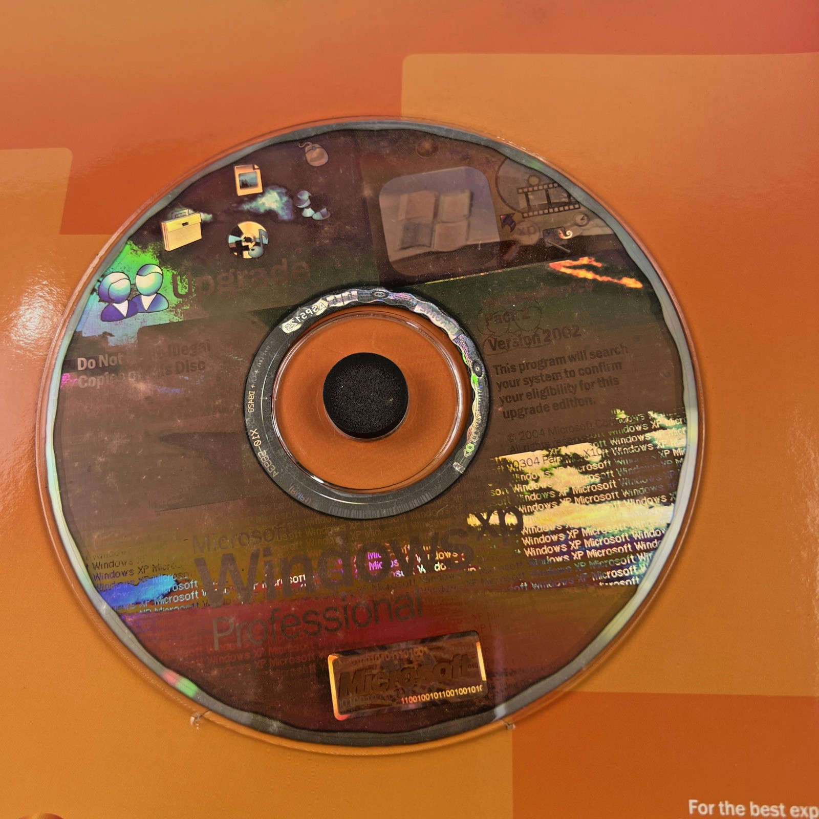 Microsoft Windows XP Professional Upgrade Boxed Retail Software Service Pack 2