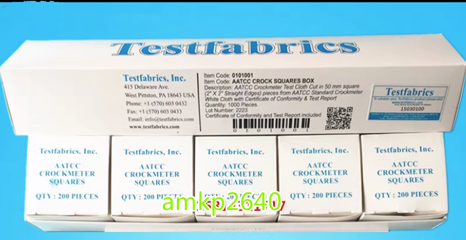 1000PCS/Box New for 0101001 White Cotton Friction Cloth AATCC Standard 5*5cm @AM