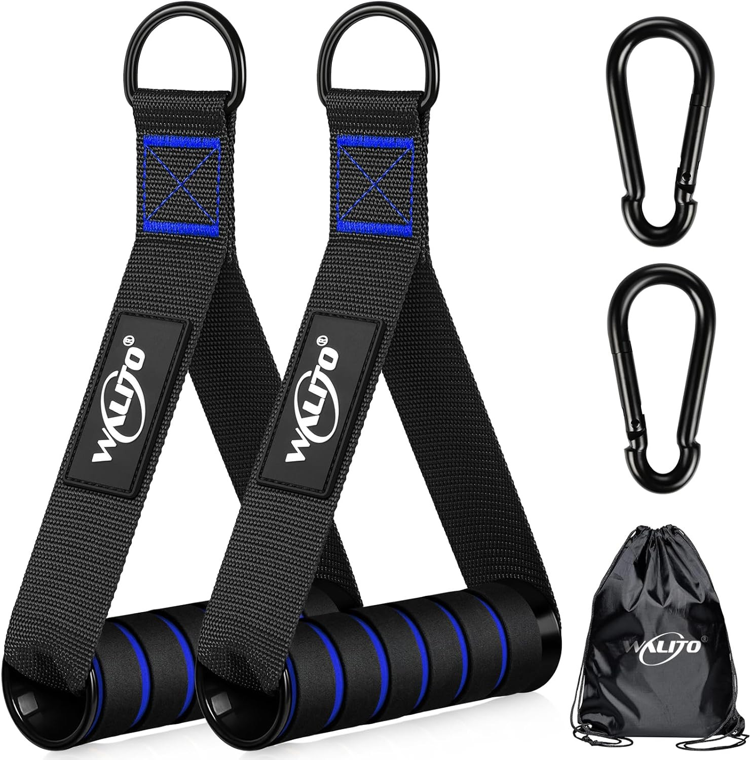 Exercise Handles Heavy Duty Cable Machine Attachments Resistance Band Home Gym