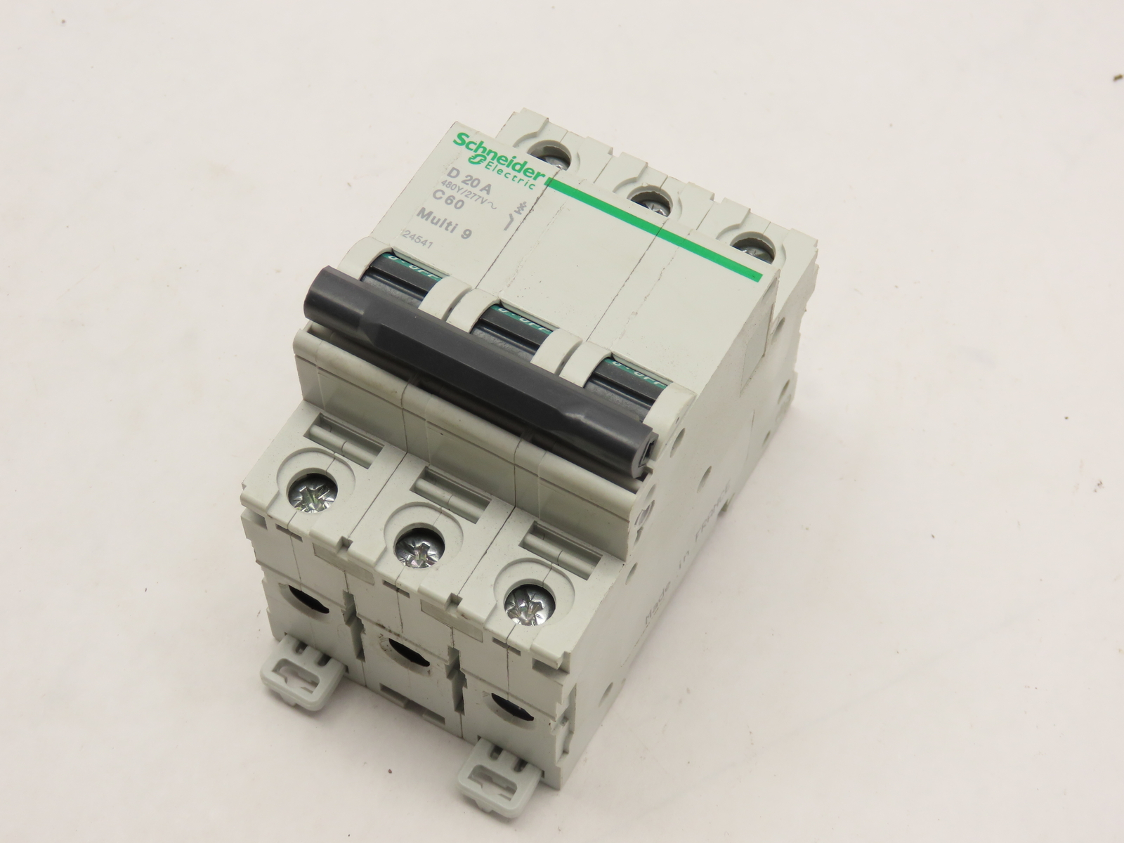 Schneider Electric D20A C60 Multi 9 24541 20AMP 3 Pole Circuit Breaker