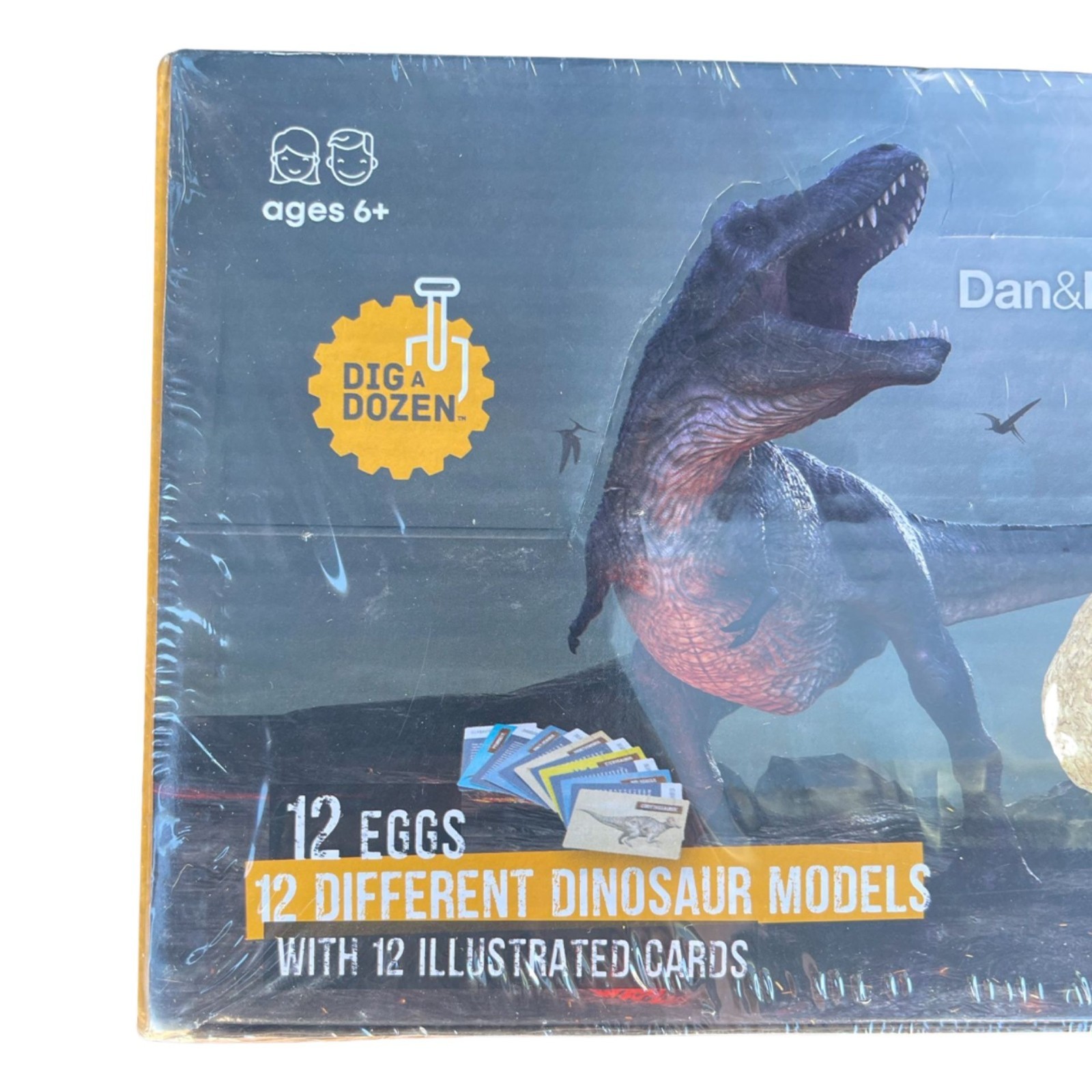 Dan & Darci Dig A Dozen Dino Eggs - 12 Different Dinosaur Models