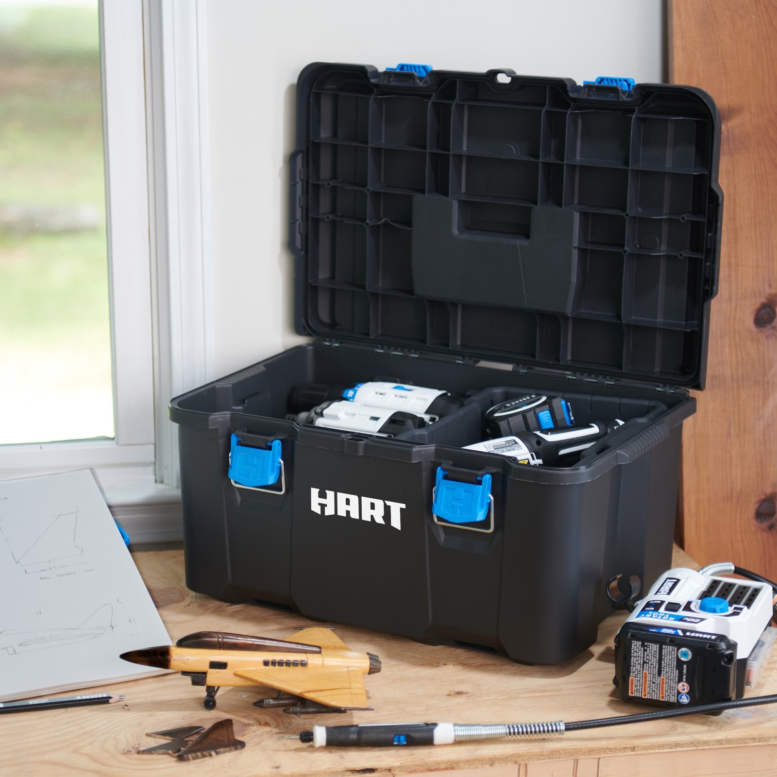 HART STACK Modular Storage System - Black