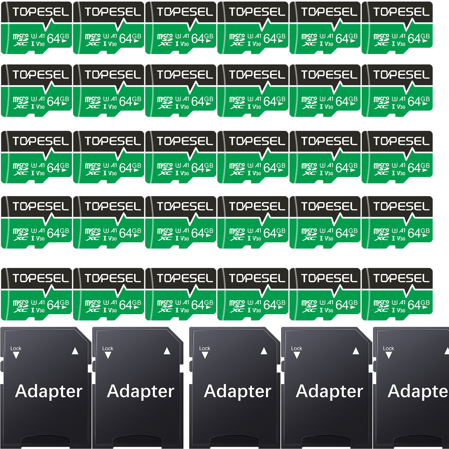 Wholesale 1/50/100pcs 64GB Ultra Micro SD Card SDXC Class 10 Memory Card TF Card