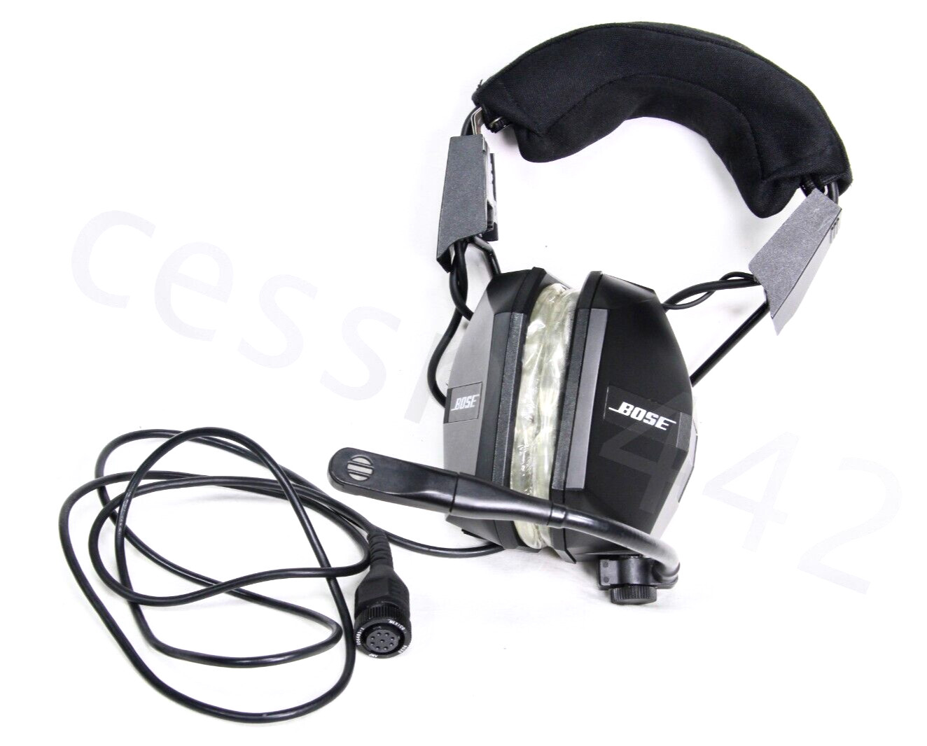 BOSE - Series 1 Aviation Headset Microphone ANR 65" GA Plug Untested For Parts