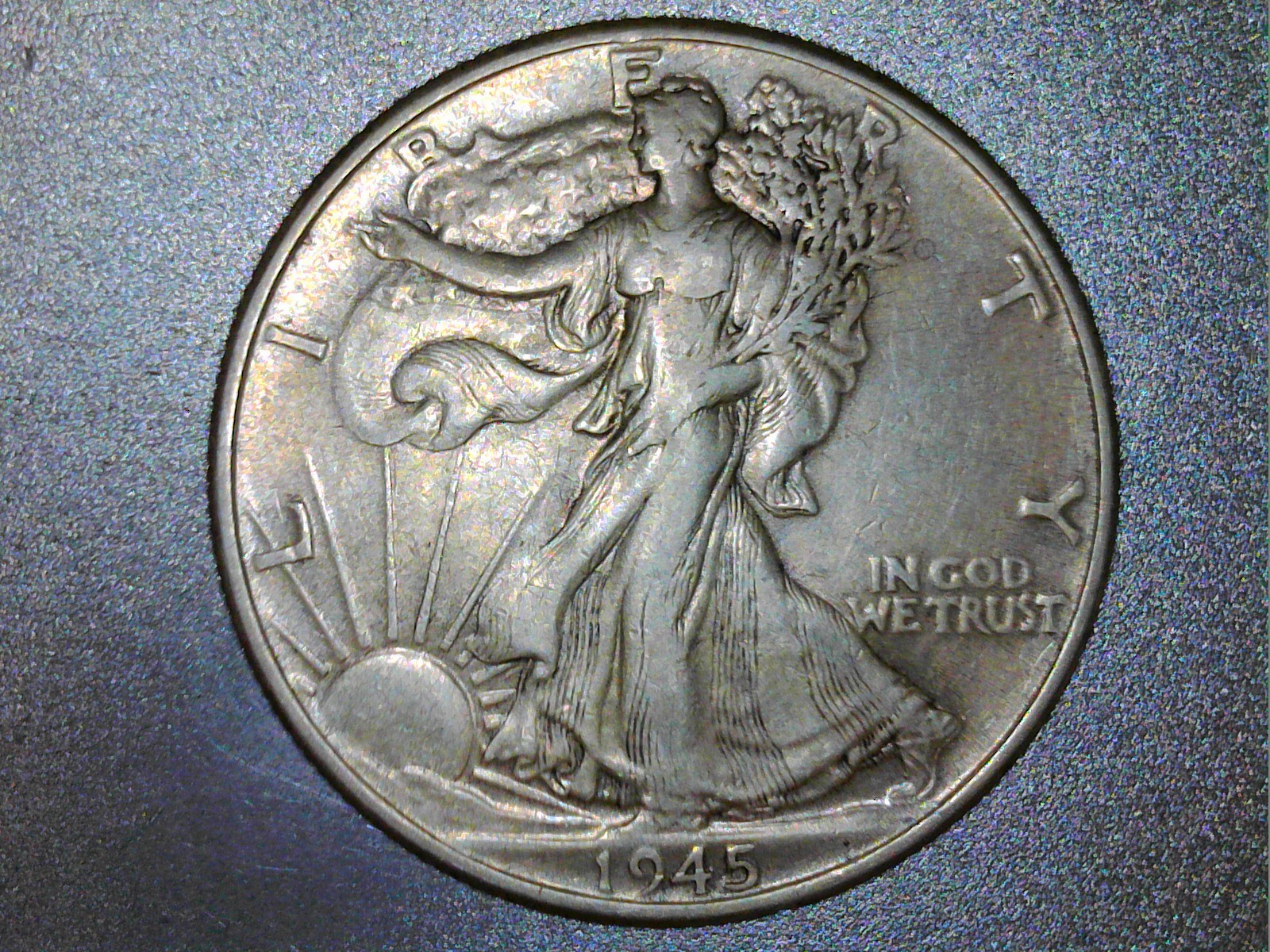1945-P Walking Liberty Silver Half Dollar Circulated Coin
