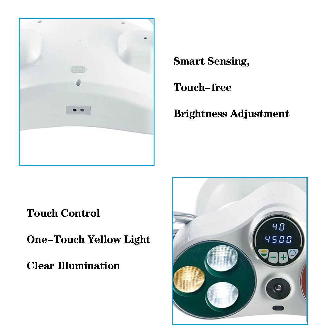 Dental LED Operation Light Oral Sensor Lamp with HD Camera Ceiling-Mounted P183