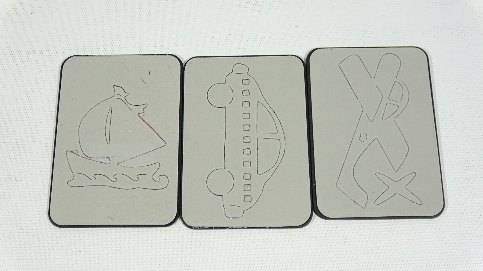 2009 Sizzix 3 Die Set Transportation Set 656372