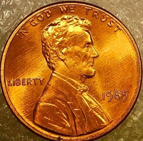 🔥 UNCIRCULATED (RD) 1985 LINCOLN MEMORIAL CENT DDO DDR VARIETY