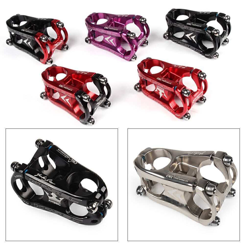 Aluminum Alloy Stems 31.8mm 50mm Rise Mountain Bike XC DH Handlebar Short Stem