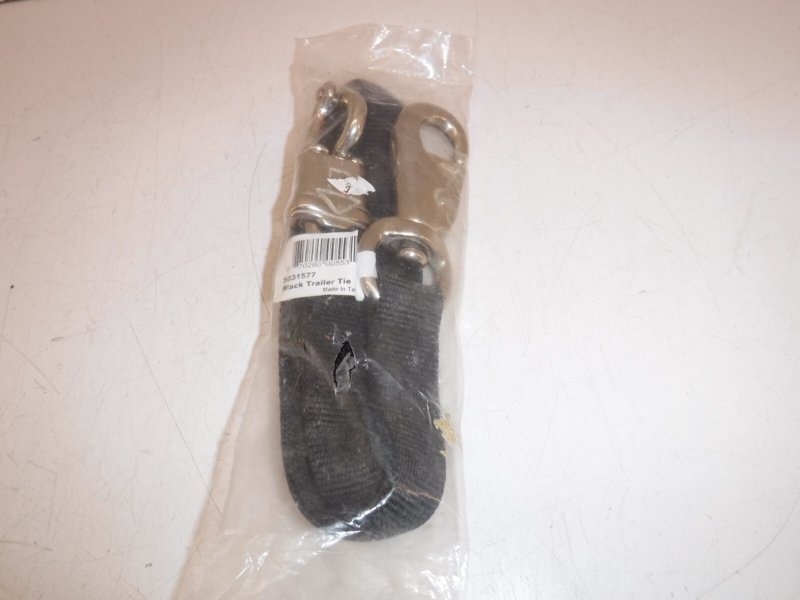 Black Nylon Tie Down Hardware Horse Tack Equine