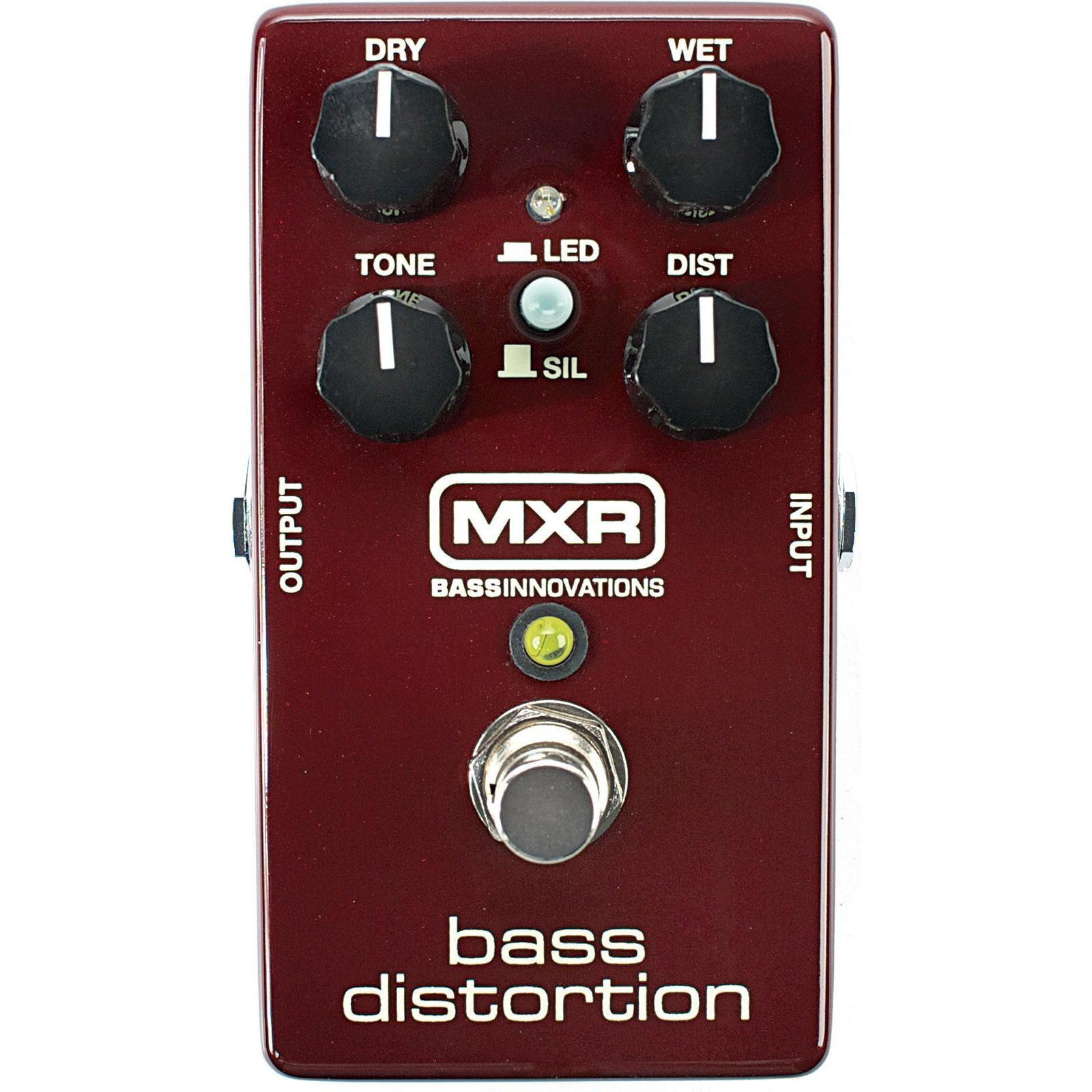 MXR M85 Bass Distortion Effects Pedal with Cables