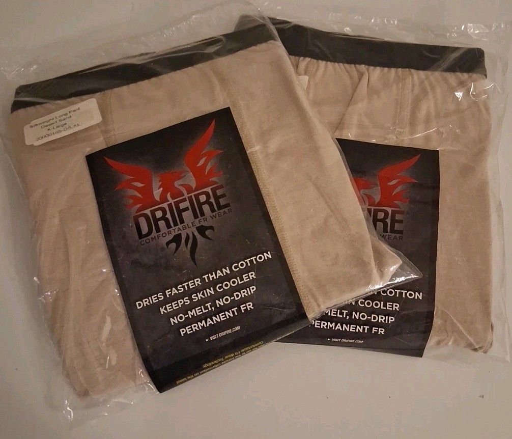 NEW Drifire Military FR Thermal Long Johns Cold Weather Base Layer XL (10 Pack)