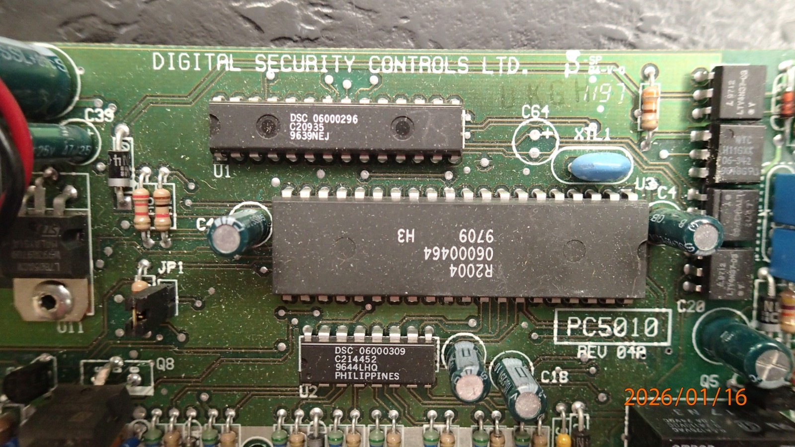 DSC PC5010 PCB version 1.0 pre owned