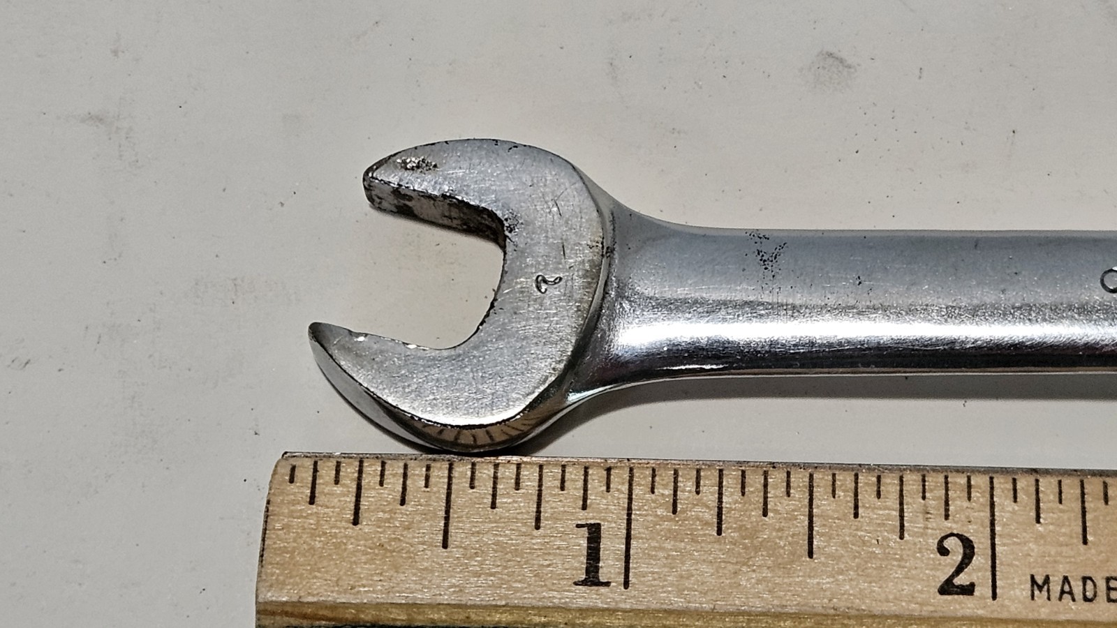 Vtg Snap On OEX-140 Combo Wrench 7/16"