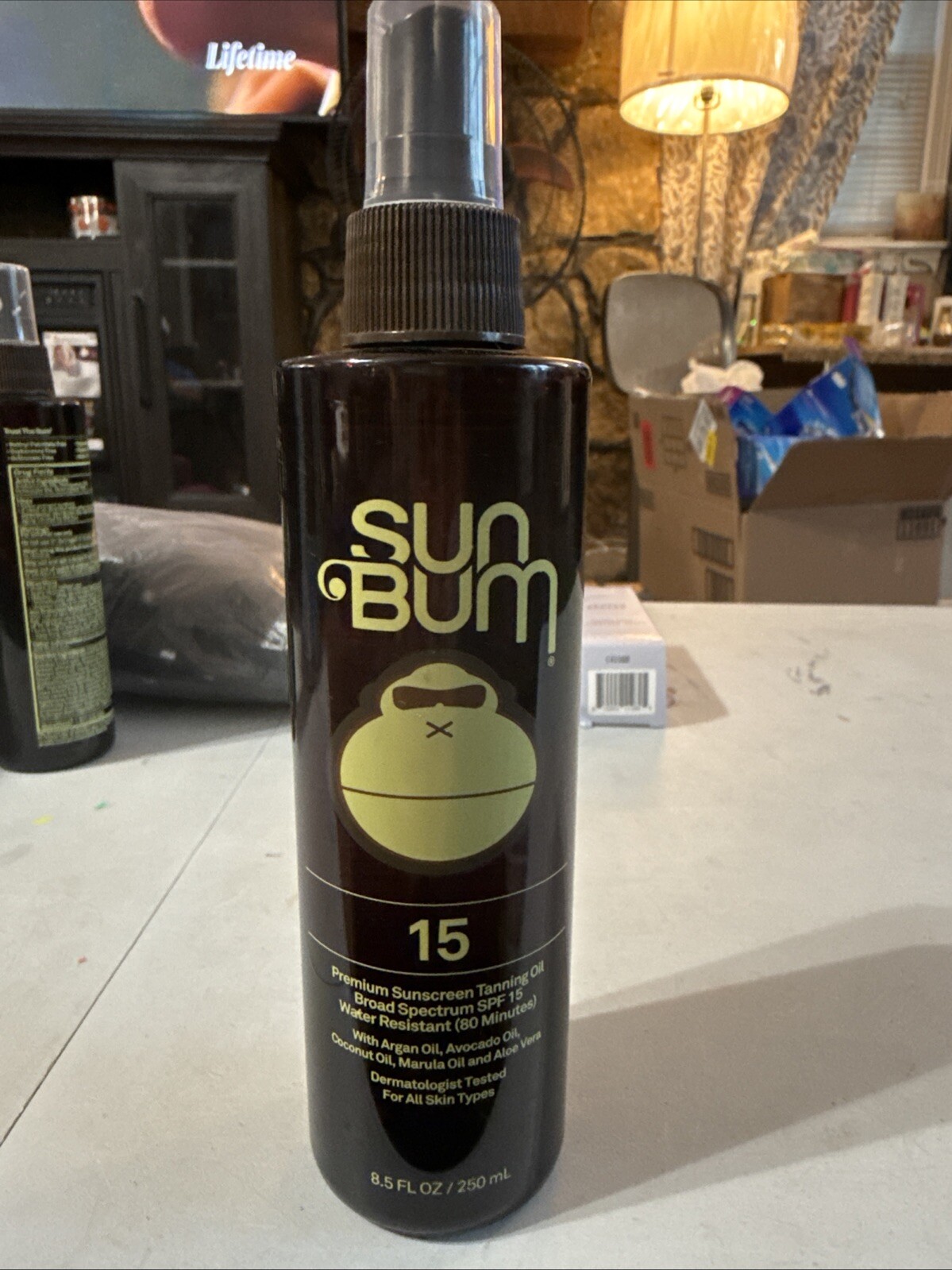 Sun Bum Premium Sunscreen Tanning Oil SPF 15 8.5 Fl Oz Exp 3/27