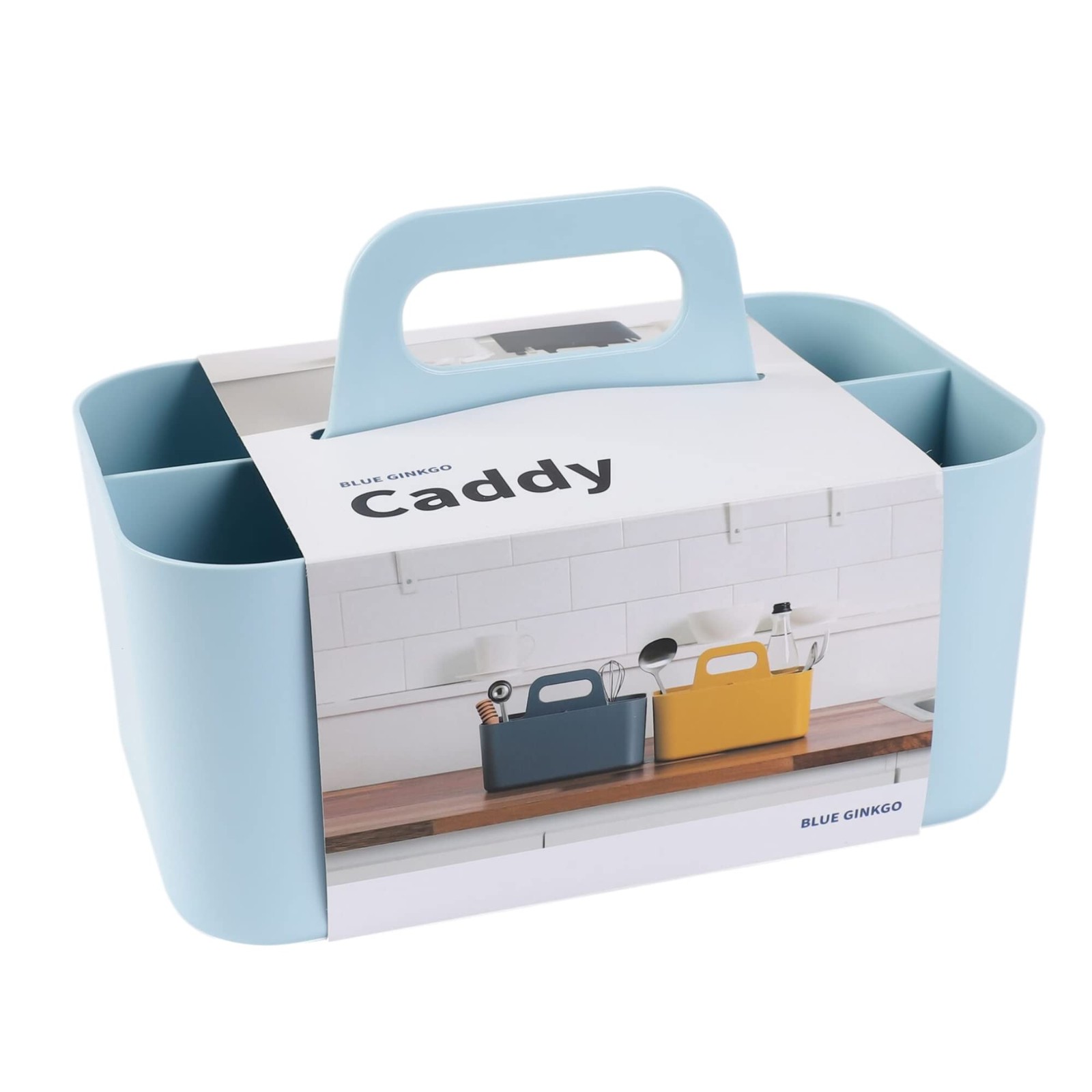 Stackable Organizer Caddy – Korean-Made Portable Tote for Bathroom, Office, C...