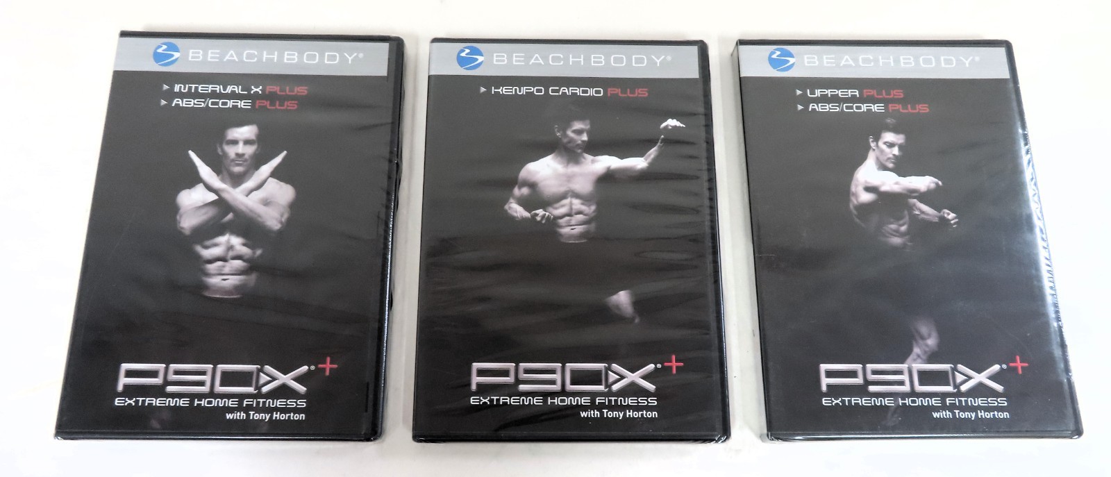 BeachBody P90-X+ Extreme Home Fitness LOT Of (3) Exercise/Workout   DVD   SEALED
