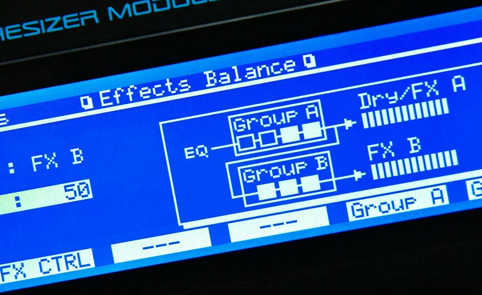Roland JD-990 Custom LUX (Negative) LED Display !