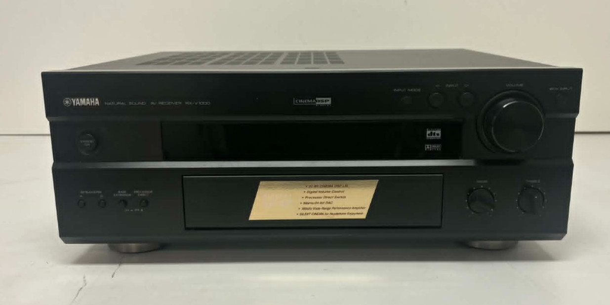 Yamaha RX-V1000 AM/FM Stereo 100-Watts/Ch 5.1-Channel Natural Sound AV Receiver
