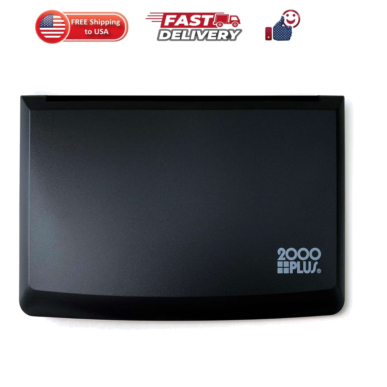 Stamp Pad, Size No.2, 6-1/4" x 3-1/4"D, Black