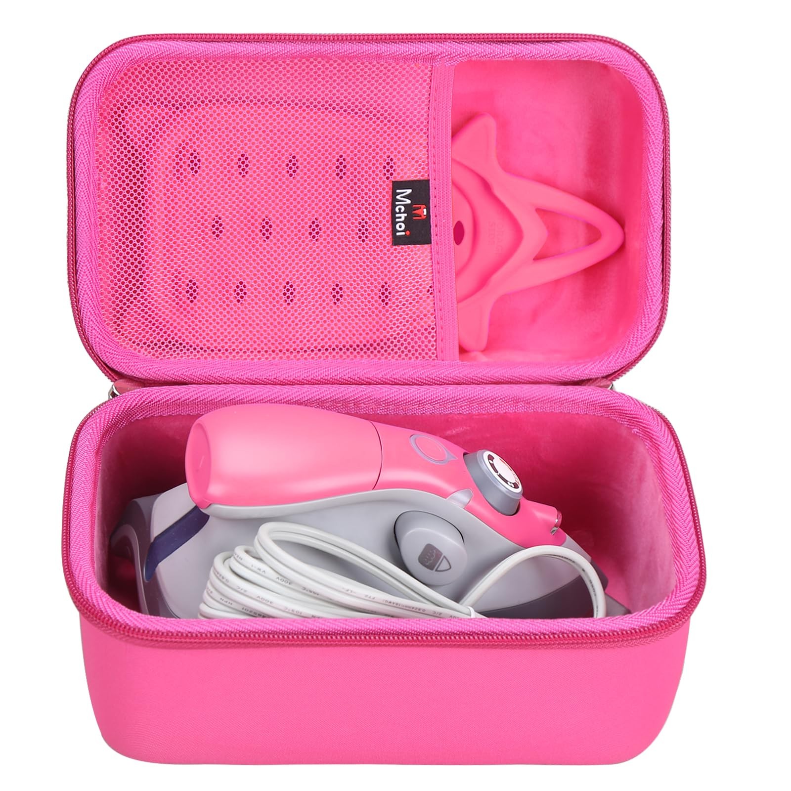 Mchoi Hard Case Suitable for Oliso M3Pro/ M2 8.8*5.3*5.1 inches, Rose Red
