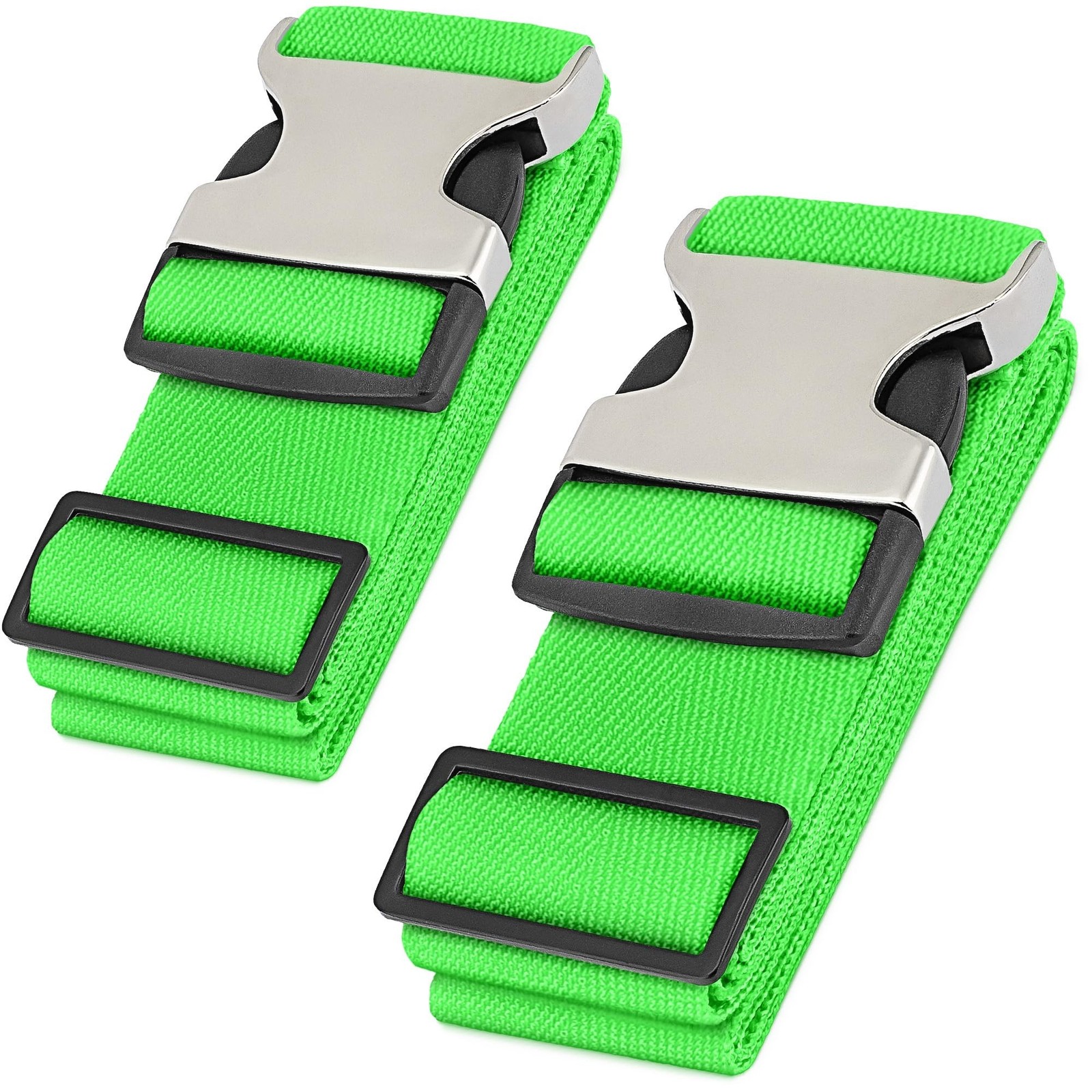 Hero Luggage Straps for Suitcases and Carry-On (2-Pack) Heavy-Duty Secure Bel...