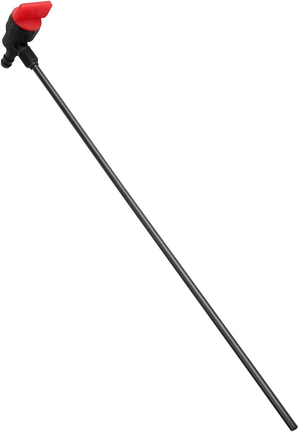 Golf Cart Fuel pickup tube with shut off valve for Club Car DS Gas Black