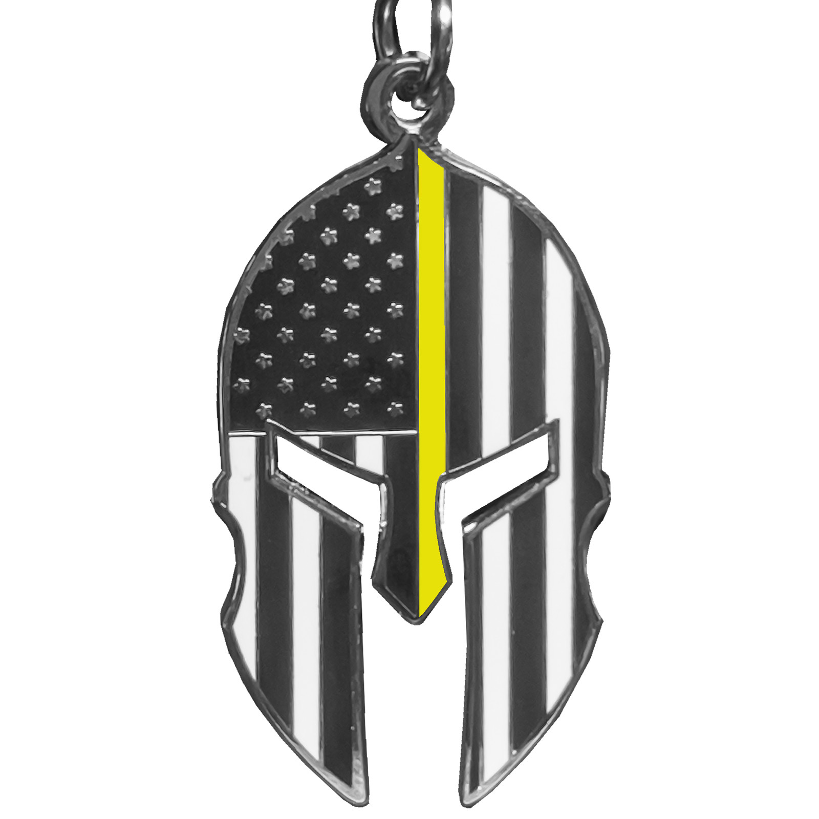GHKB-1E Gladiator Police Dispatcher Thin Yellow Line Flag Spartan Helmet Trucker