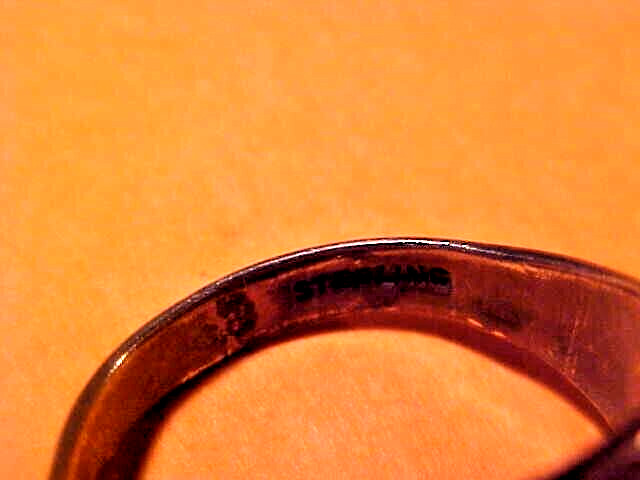 US Marine Corps .925 Sterling Silver Ring Size 10
