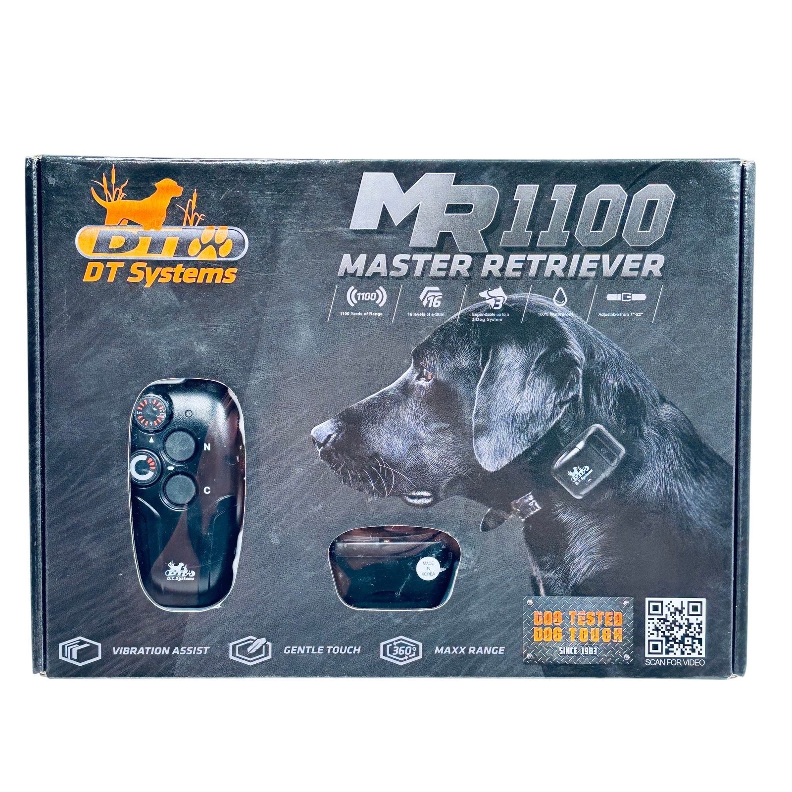 DT Systems MR1100 1100 Yard Range Dog Training Collar System