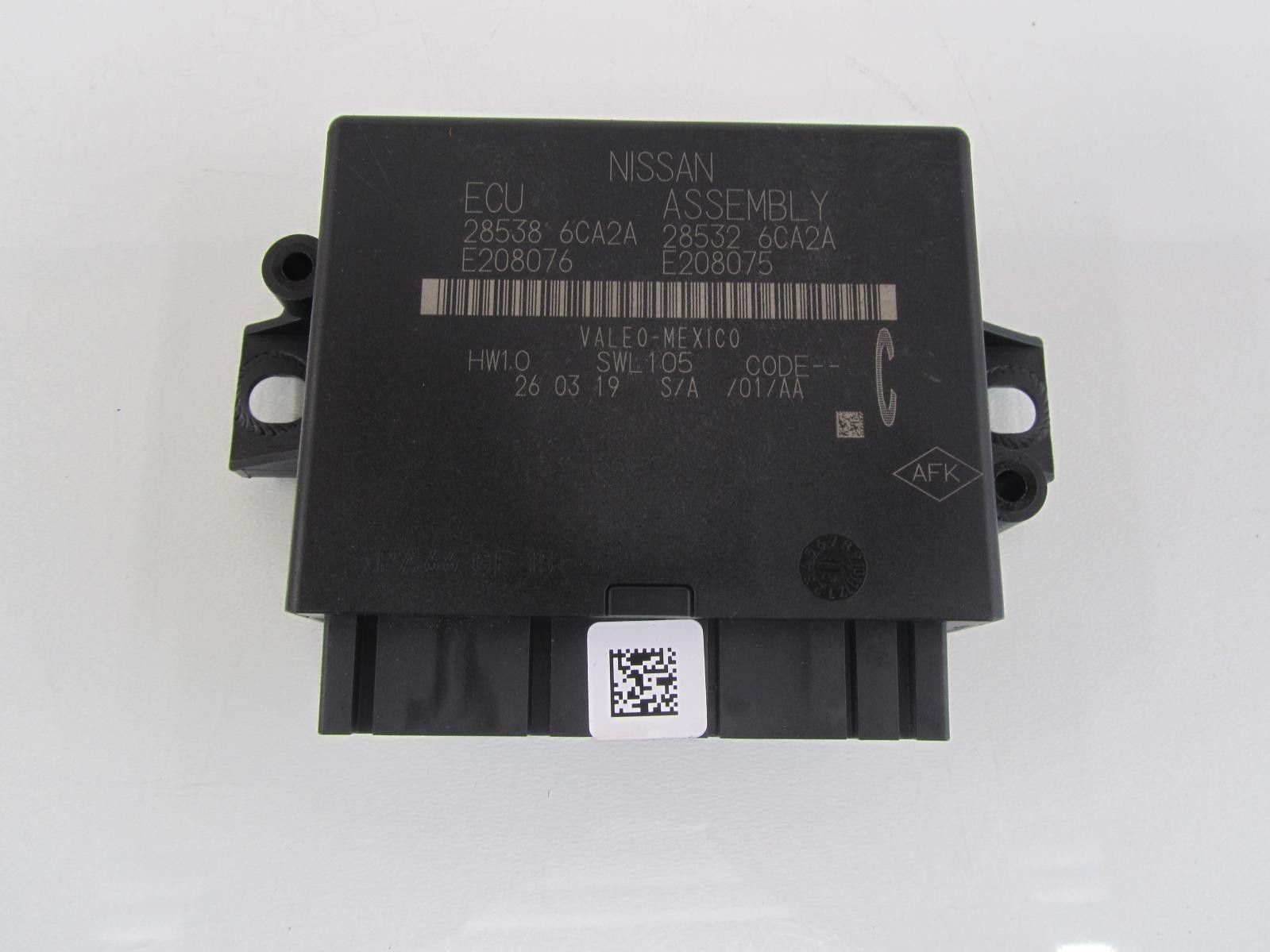 19-20 NISSAN ALTIMA Driver Park Assist Module Center Dash 28538-6CA2A