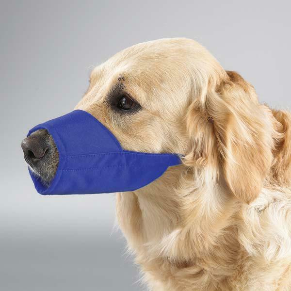 NO BITE BARK Premium Comfort LINED QUICK EASY FIT ADJUSTABLE DOG MUZZLE Training