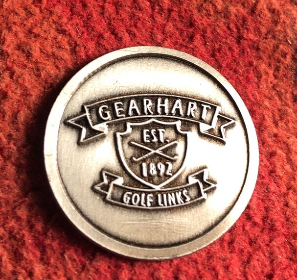 Gearhart Golf Links ... golfball marker. VINTAGE, New old stock! Circa 98