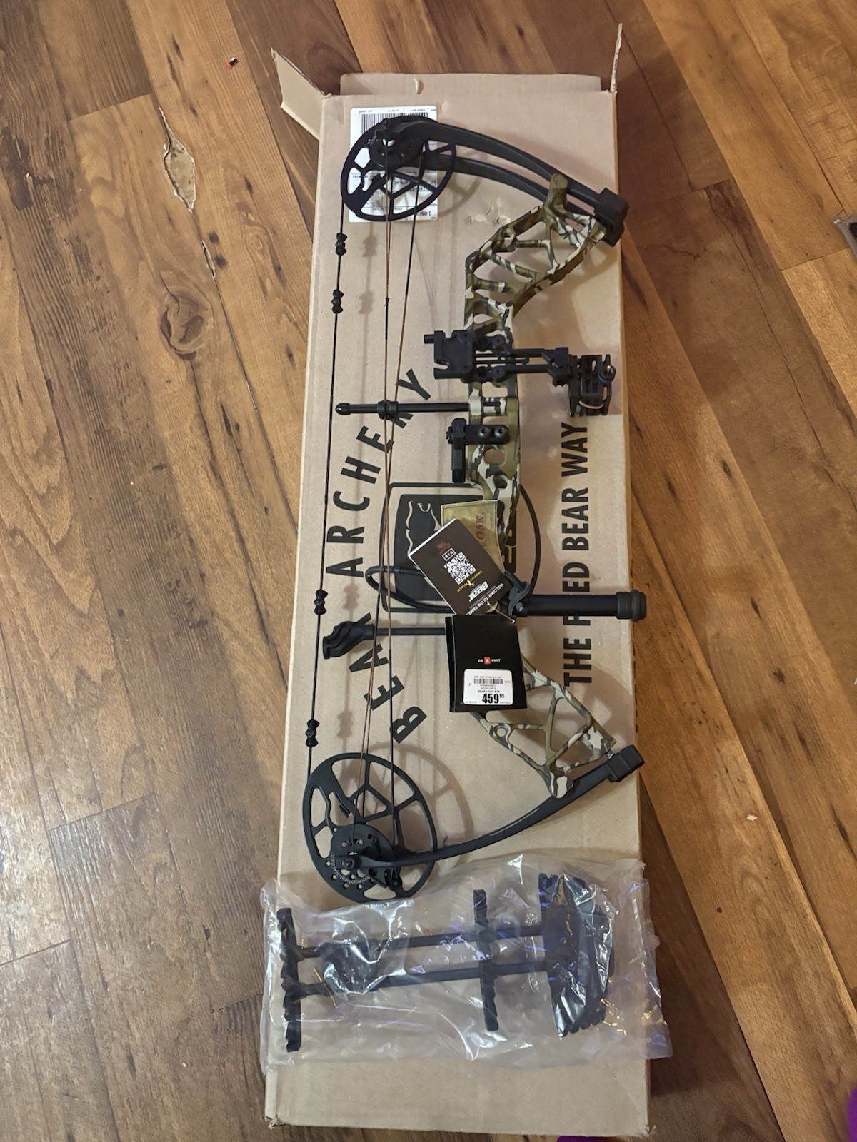 Bear Archery Compound Bow Camo Black for Men