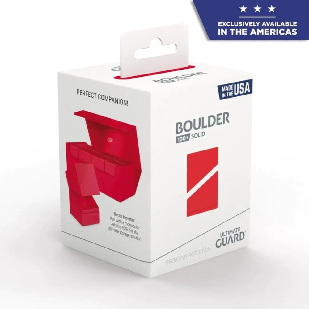 Ultimate Guard UGD010694 Boulder Deck Case 100+ Standard Size Box, Emerald Emera