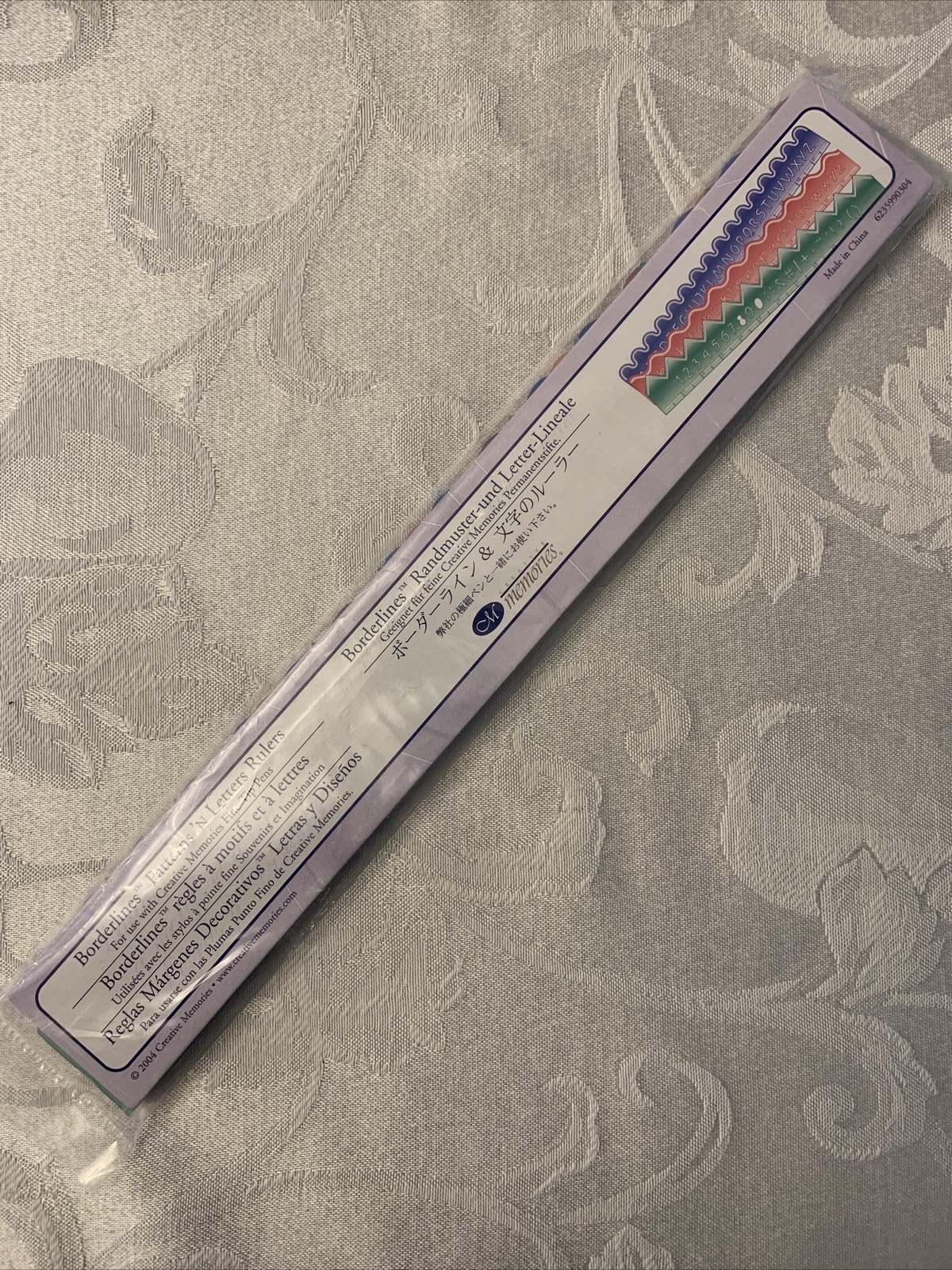 Creative Memories BORDERLINES PATTERNS 'N LETTERS RULERS - NEW set of 3