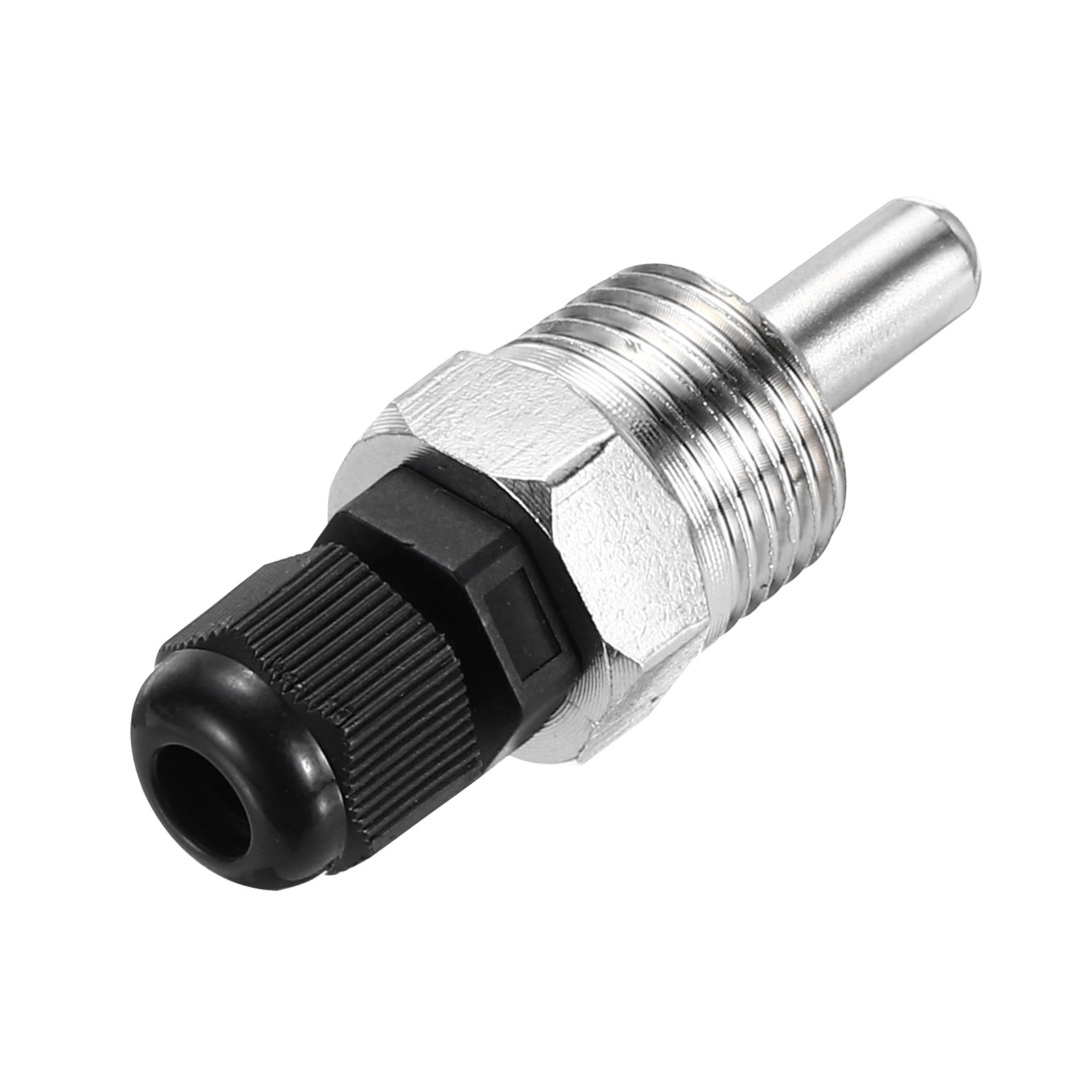 8mm Dia G1/2 Thermowell Weldless Stainless Steel 304 30mm Black