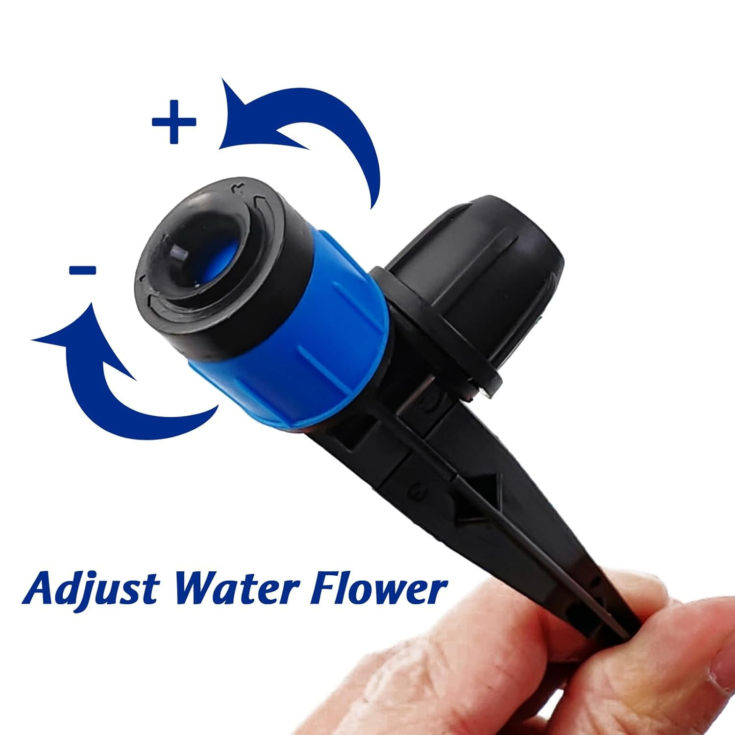 52PCS Drip Irrigation Approximately 40 inches spray radius per emitter