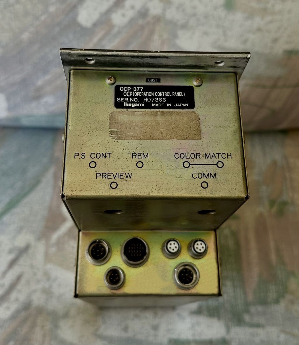 Ikegami OCP-377 Camera Operation Control Panel OCP w/ Joystick - Nice!
