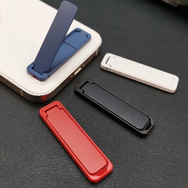 Mini Phone Stand Invisible Adhesive Kickstand Foldable Portable Mobile Support