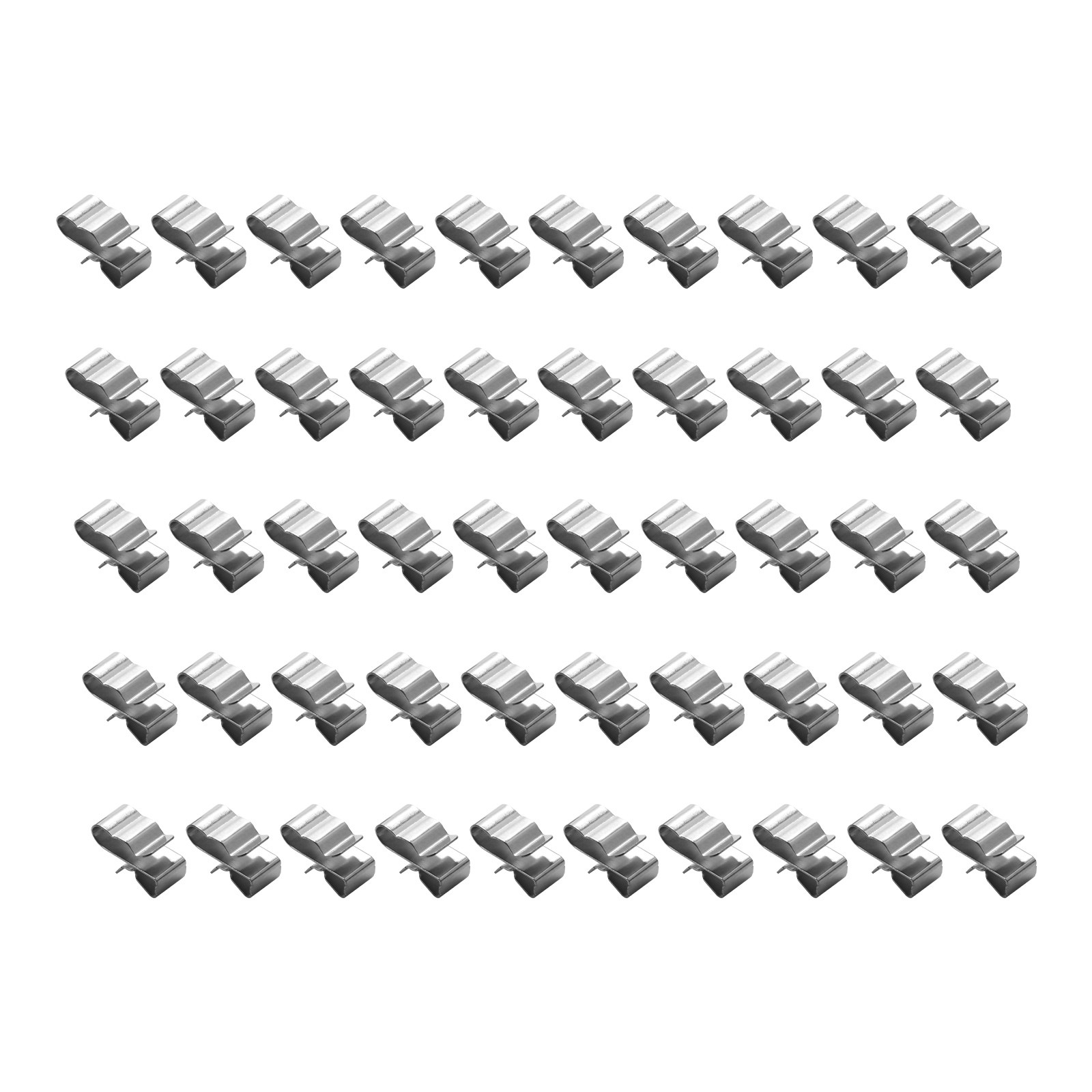 50 Pcs Solar PV Cable Clip 304 Stainless Steel Rustproof for Solar Panel System