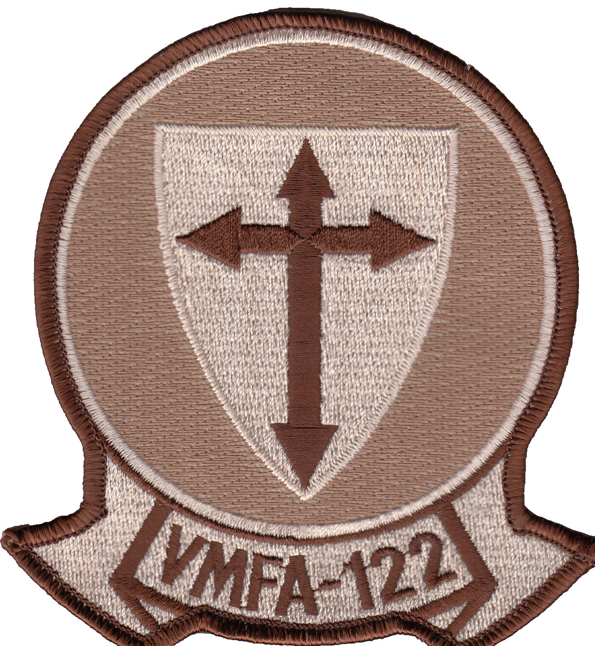 VMFA-122 DESERT COMMAND CHEST PATCH